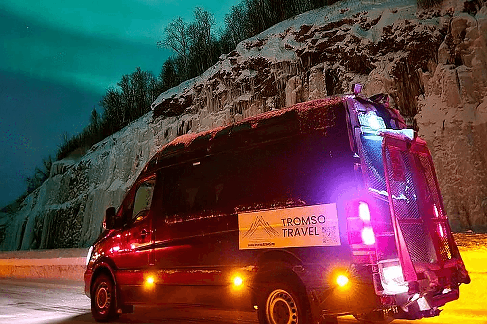 The Tromso Travel minibus